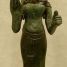 8th century BC statue of Phoenician goddess, wearing the Egyptian goddess Hathor's headdress